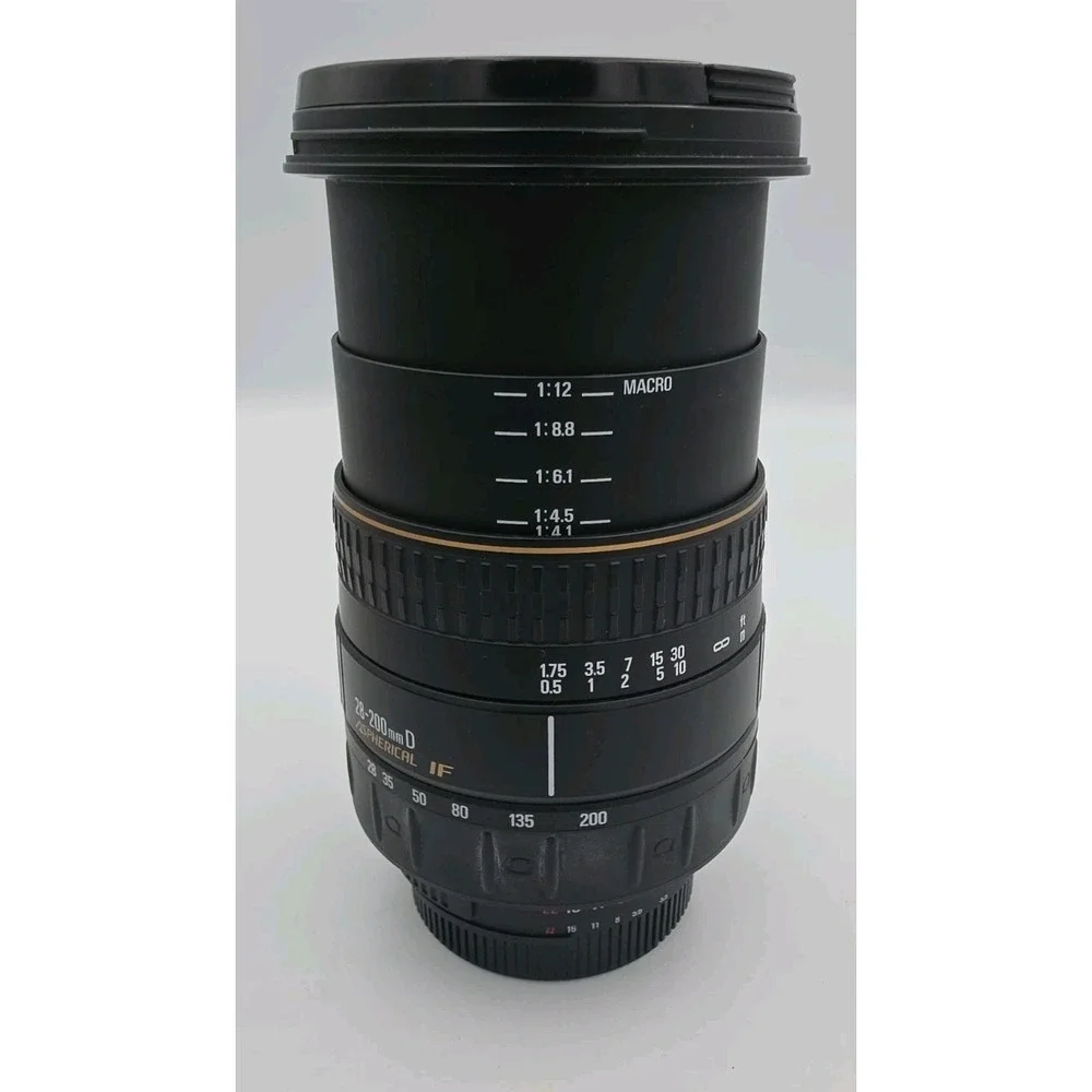 Quantaray 28-200mm 1:3.5-5.6 AF Zoom LDO Lens for Nikon AF Made In JAPAN W/Caps